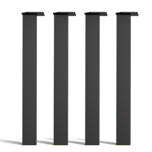Nogi metalowe prostokątne profil 8x4cm