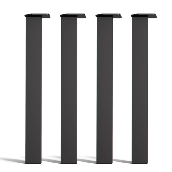 Nogi metalowe prostokątne profil 8x4cm
