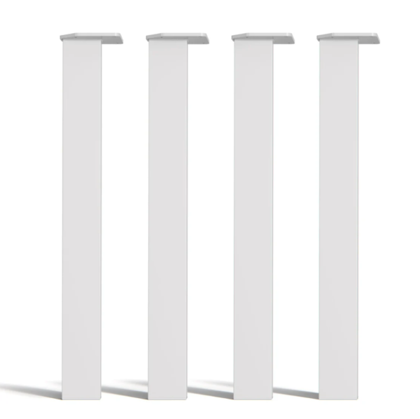 Nogi metalowe prostokątne profil 8x4cm