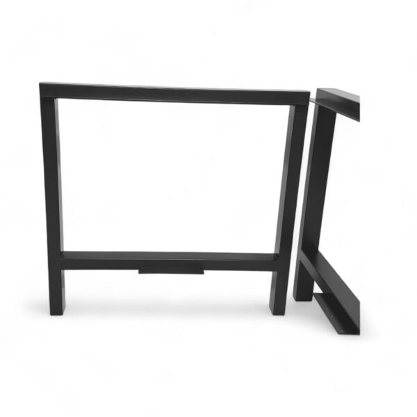 Nogi metalowe do stołu ogrodowe Solidne profil 60×40