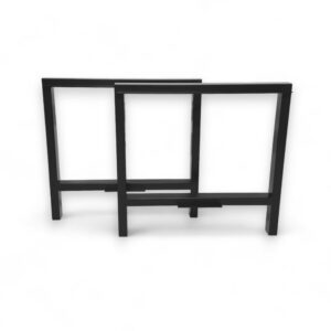 Nogi metalowe do stołu ogrodowe Solidne profil 60×40
